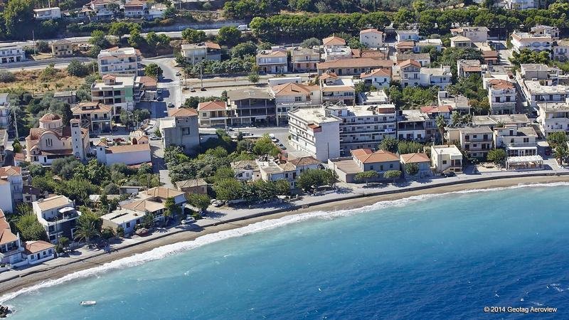 Aigeira - Beach - Aerial View