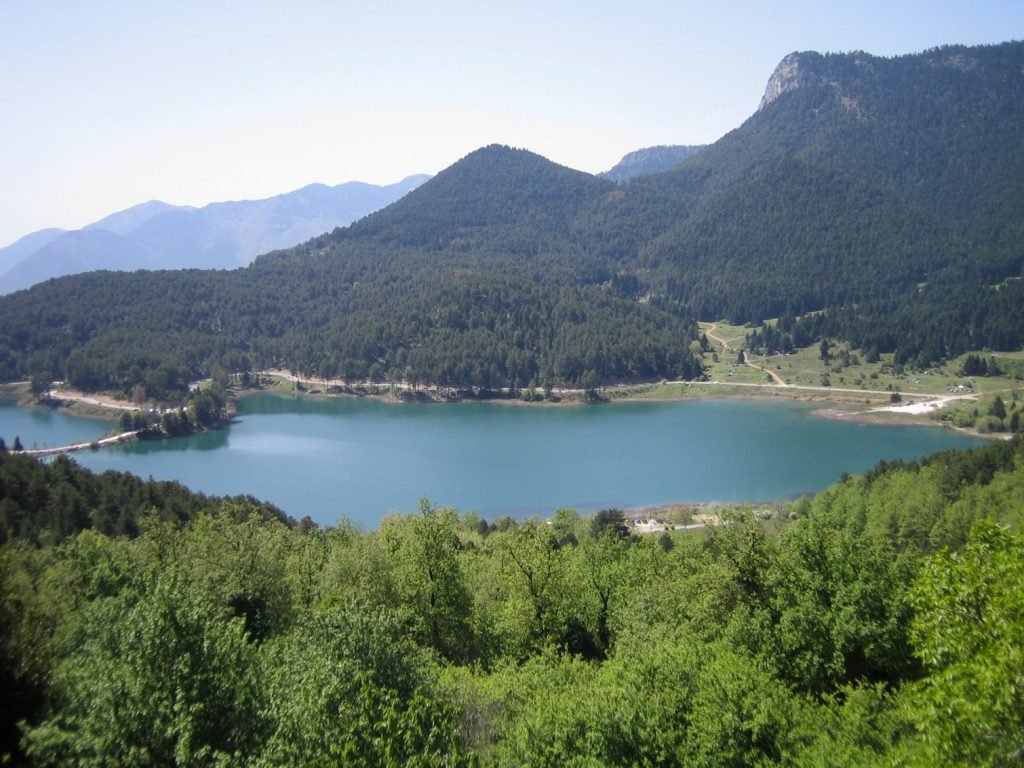 Aigeira - Lake Doxa (Feneou) in Korinthia and Mount Aroania (Helmos) c. 2008