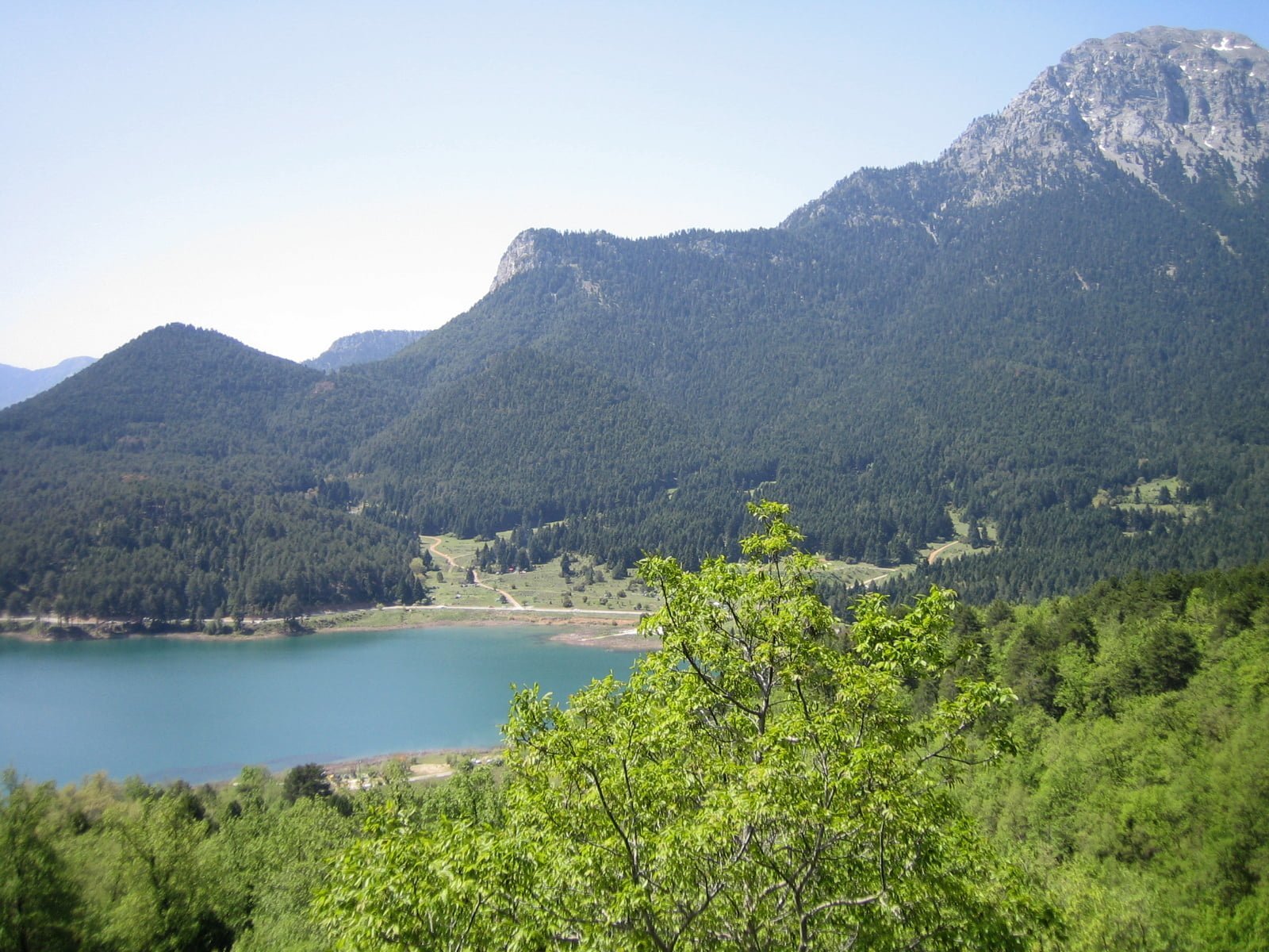 Lake Doxa (Feneou) in Korinthia and Mount Aroania c. 2008 Photos