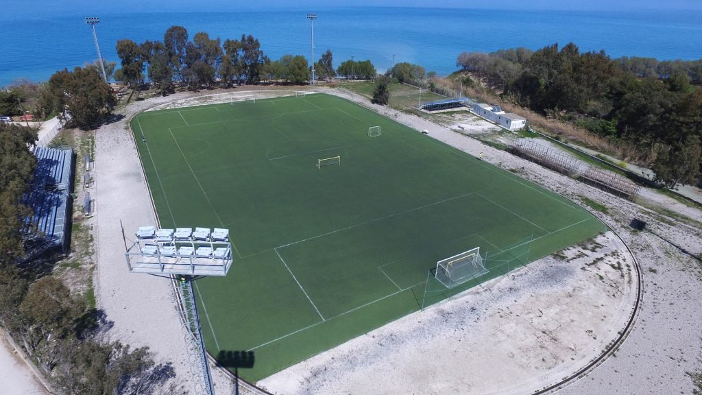 Aigeira - Running - Municipal Stadium of Aigeira - Aerial View