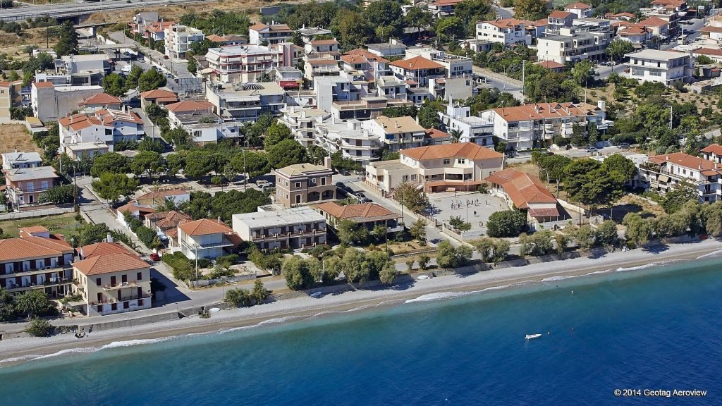 Paralia Akratas - Beach - Aerial View 